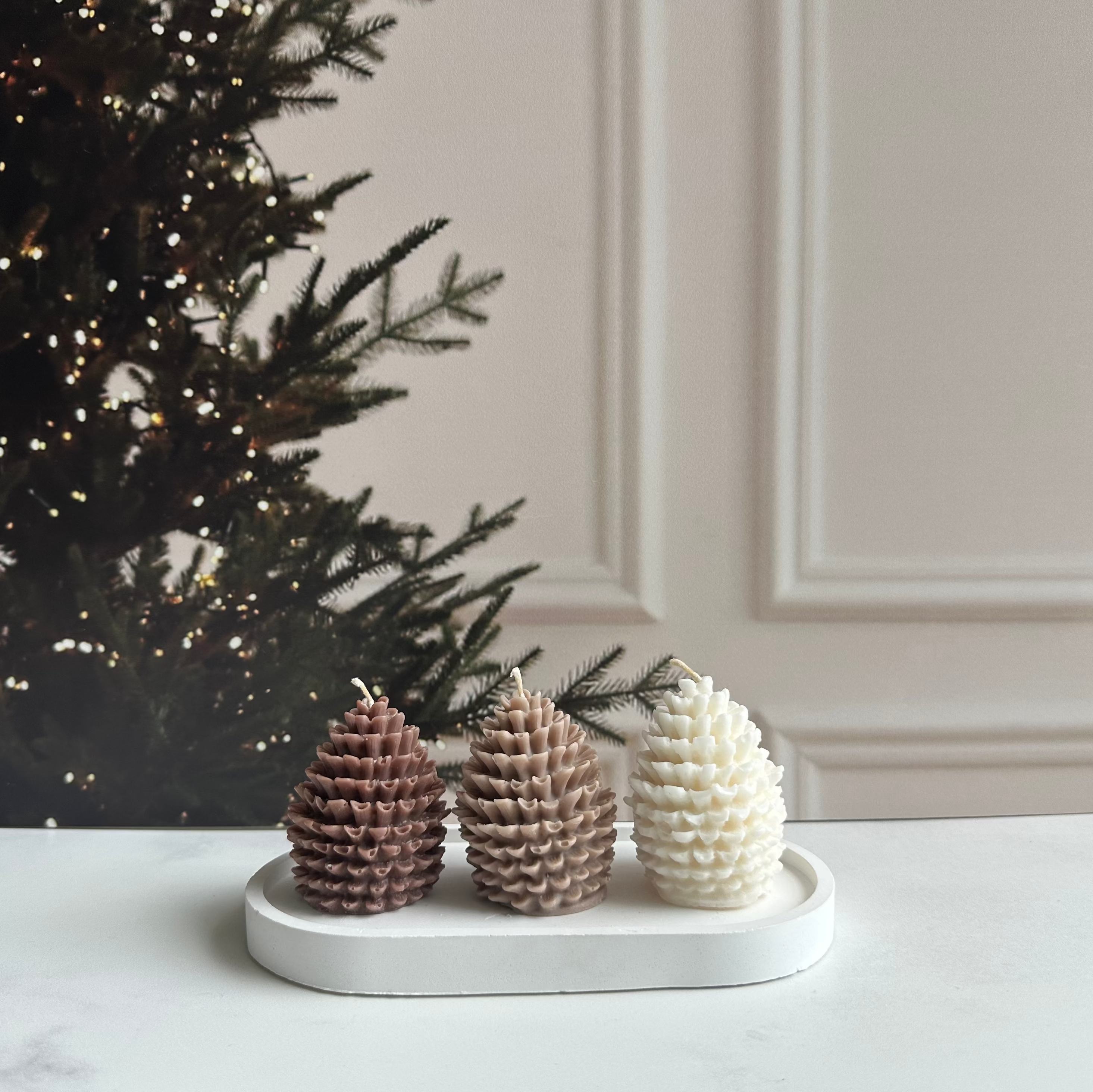 Kit Mini Winter Pinecones