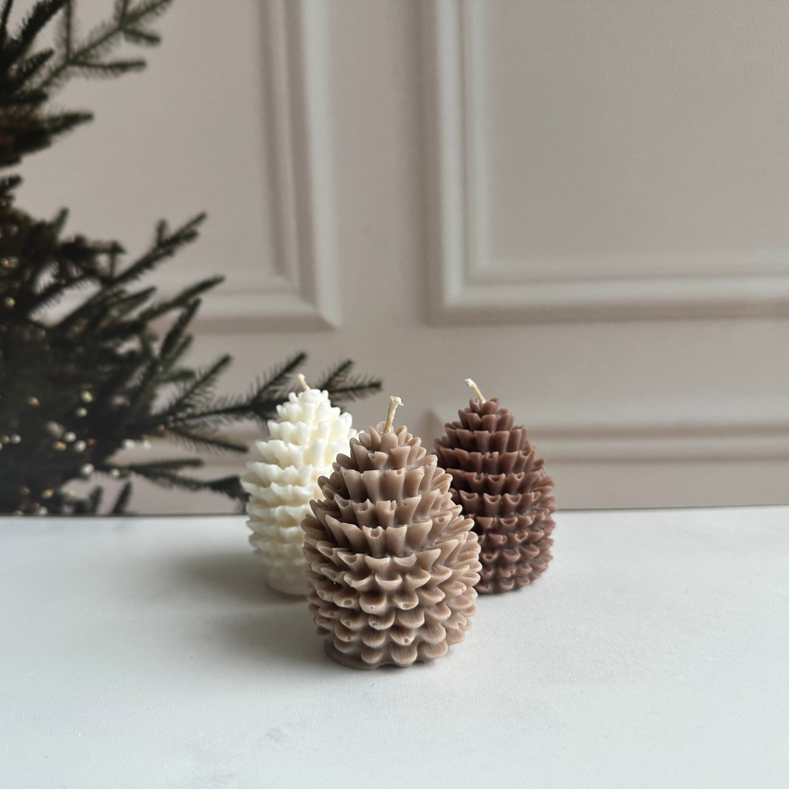 Kit Mini Winter Pinecones